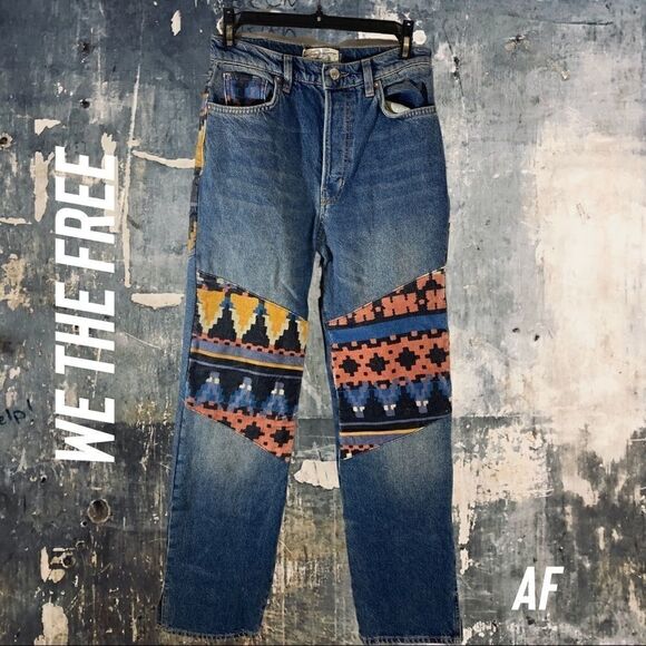 WE THE FREE ROCKY MOUNTAIN STRAIGHT LEG JEANS NEW SIZE 25 - Picture 3 of 8